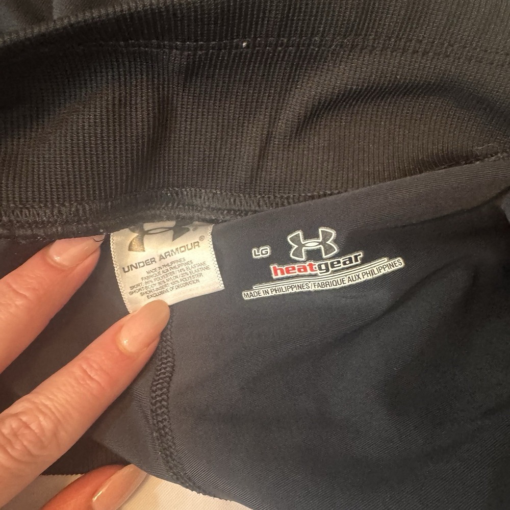 Under Armour Heat Gear Activewear Skort Womens Black Loose Fit‎ Pull On Size L - Picture 4 of 7